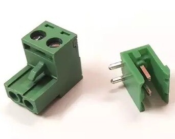 (RMCNN93)MALE (RMCNN94)FEMALE  2 PIN GREEN CONNECTER (PACK OF 10)