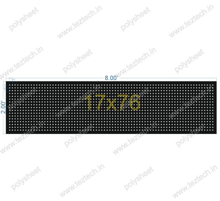 SCR415 2X8 FEET 17X76 HOLES SCREEN TOTEL HOLES=1292