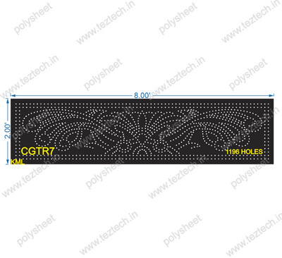 CGTR7 CURVE GATE ROW 2X8 FEET 1196 HOLES