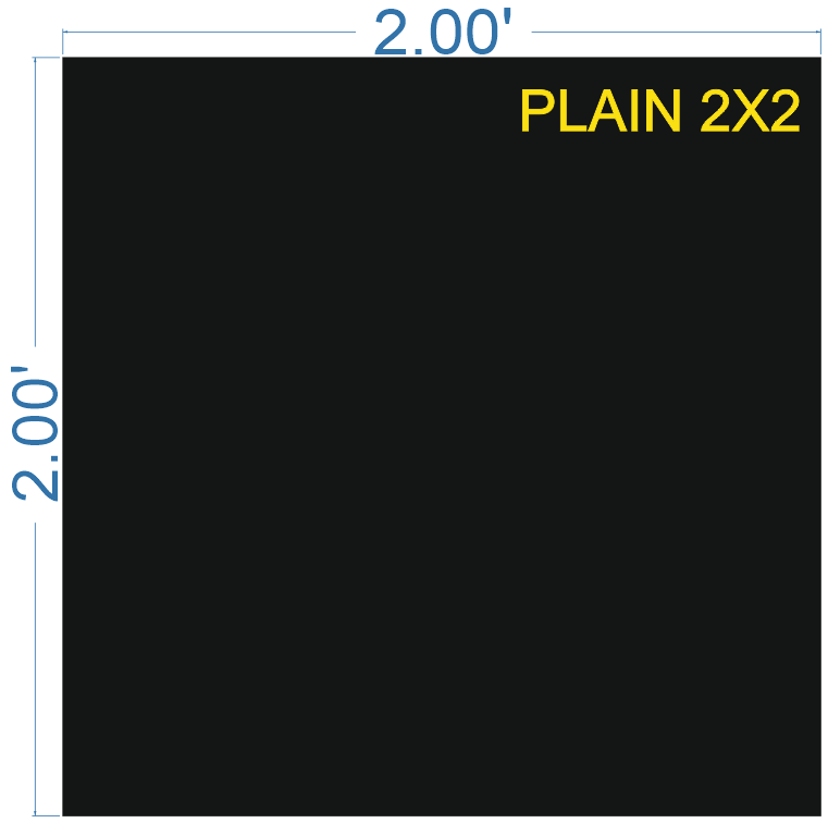 PLAIN POLYSHEET 2X2 SQ FT