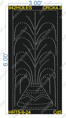 CRCK4.3 CRACKER 3X6FEET 942HOLES