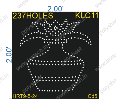 KLS11 KALASH 2X2 FEET 237 HOLES