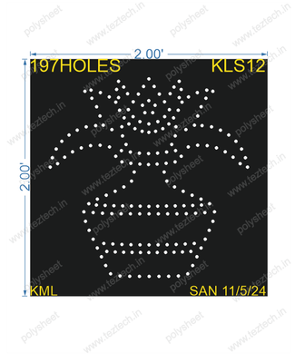 KLS12 KALASH 2X2 FEET 197 HOLES