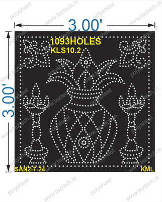 KLS10.2 KALASH 3X3 FEET 1093 HOLES