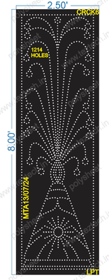 CRCK6 CRACKER 8X2.5 FEET 1214 HOLES