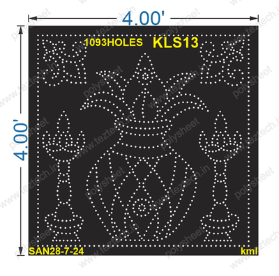 KLS13 KALASH 4X4 FEET  1141 HOLES