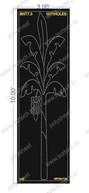 BNT7.3 BANANA TREE 1 PART 10X3 FEET 1071 HOLES