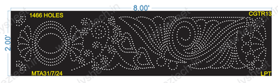 CGTR13 ROW 2X8 FEET 1466 HOLES