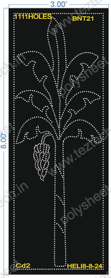 BNT21 BANANA TREE 8X3 FEET 1111 HOLES