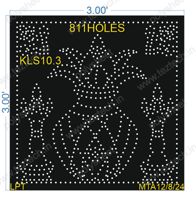 KLS10.3 KALSH 3X3 FEET 811 HOLES
