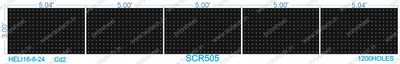 3X25 FEET 12X100 HOLES SCREEN TOTAL HOLES=1200