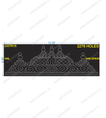 CGTR15 ROW 4X12 FEET 2279 HOLES