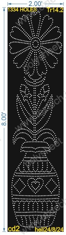 TR14.2 TREE 8X2 FEET 1334 HOLES