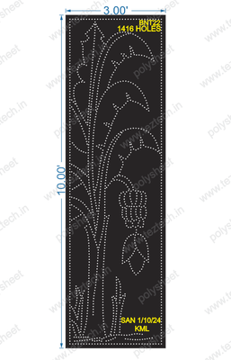 BNT22 BANANA TREE 10X3 FEET 1416 HOLES