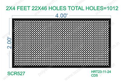 SCR527 2X4 FEET 22X46 HOLES SCREEN TOTAL HOLES=1012