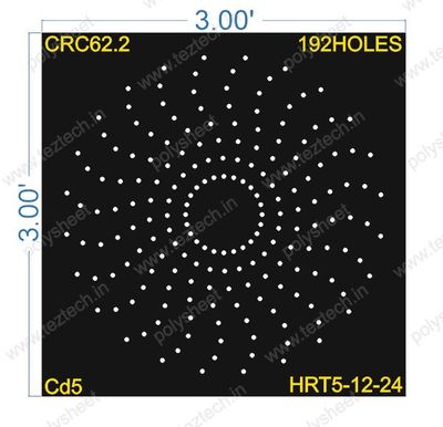 CRC62.2  3X3 FEET 8X24 HOLES TOTAL HOLES=192
