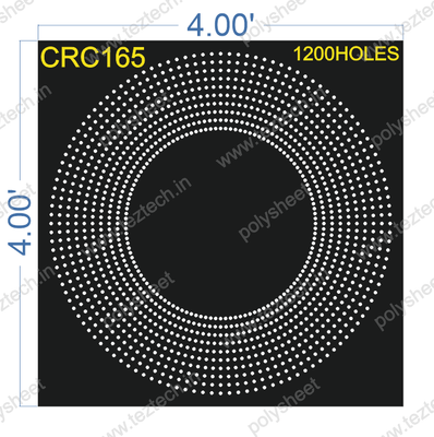 CRC165 CIRCLE 1 PART 4X4 FEET 1200 HOLES
