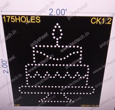 CK1.2 CAKE 1 PART 2X2 FEET 175 HOLES