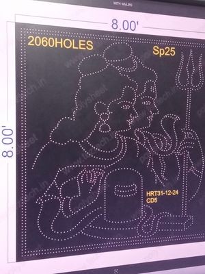 SP25 SHIV PARVTI 8X8 FEET 2060 HOLES (2 PARTS)