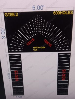 GT56.2 GATE 600 HOLES  7X5 FEET (3 PARTS)