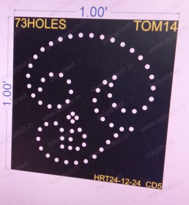 TOM14  TAMIL OM 1X1 FEET 73 HOLES