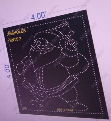 SNT5.2 SANTA CLAUS 4X4FT 846 HOLES