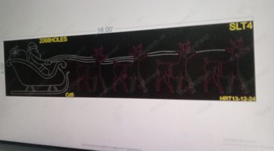 SLT4 SLEIGH  SILHOUETTE 4X16 FEET 2068HOLES