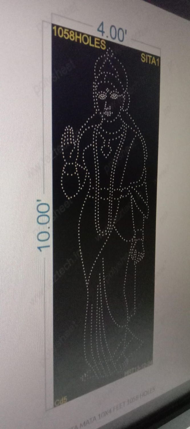 SITA1  SITA MATA 10X4  FEET 1058 HOLES