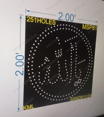 MSP81 MUSLIM BOARD 1 PART 2X2 FEET 251 HOLES