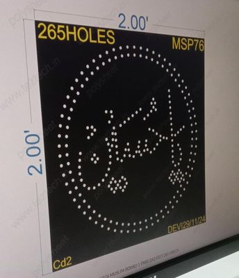 MSP76 MUSLIM BOARD 1 PART 2X2 FEET 265 HOLES