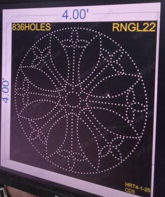 RNGL22  RANGOLI  4X4 FEET 836 HOLES