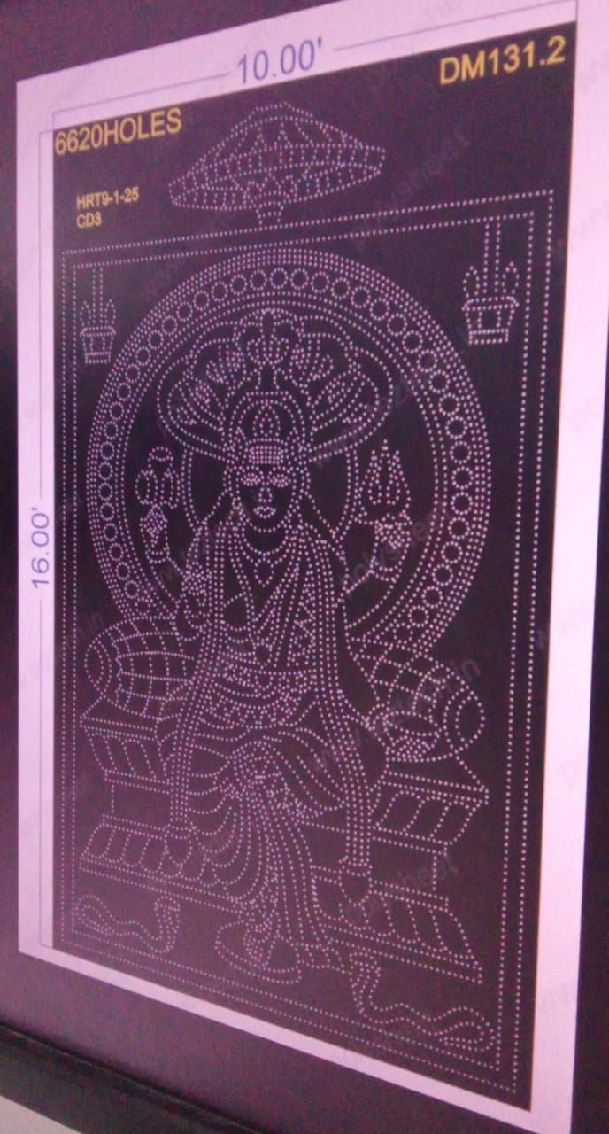 DM131.2  DEVI MATA 16X10 FEET 6620 HOLES (4 PARTS)