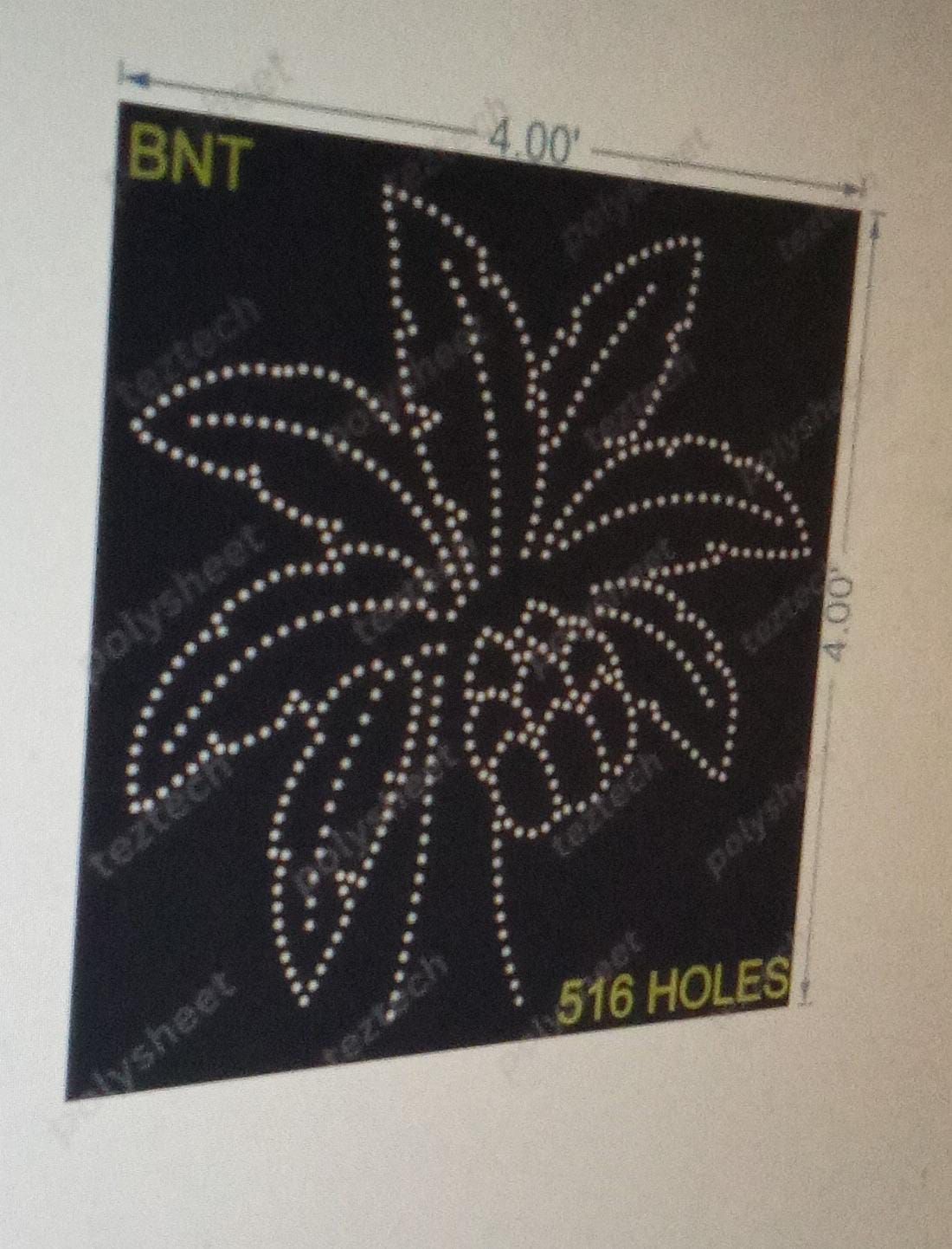 BNT	BANANA TREE 4X4 FEET 516 HOLES
