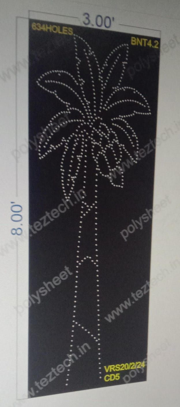 BNT4.2 BANANA TREE 8X3 FEET 634 HOLES