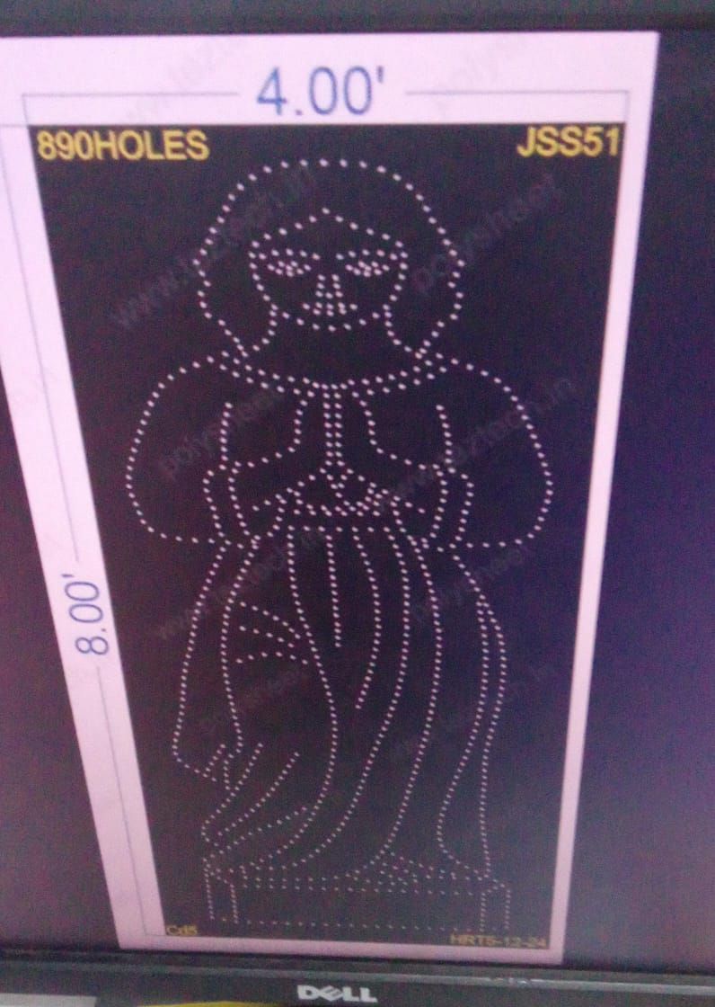 JSS51  JUSSES  8X4 FEET 890 HOLES