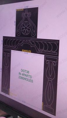 DGT38 DESIGNER GATE 4 PARTS 13X10FEET 2380HOLES