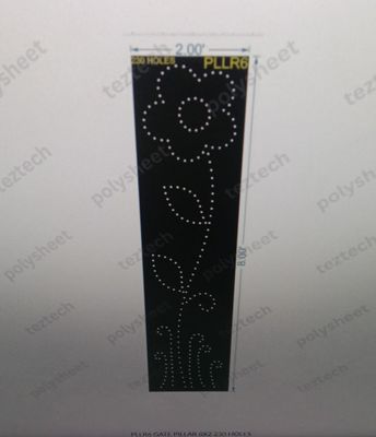 PLLR6 GATE PILLAR  8X2 230 HOLES