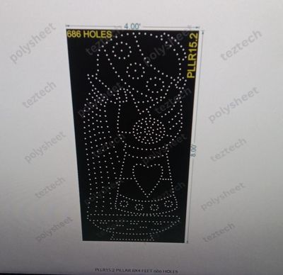 PLLR15.2 PILLAR 8X4 FEET 686 HOLES