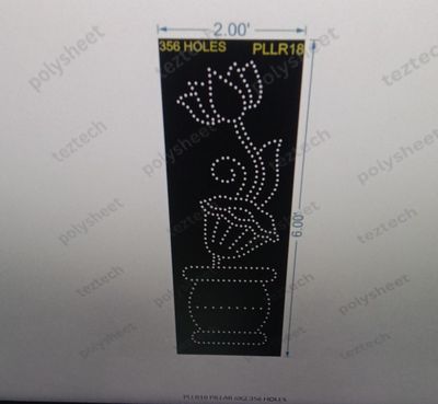 PLLR18 PILLAR 6X2 356 HOLES