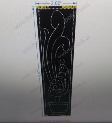 PLLR21.2 PILLAR 8X2 950 HOLES