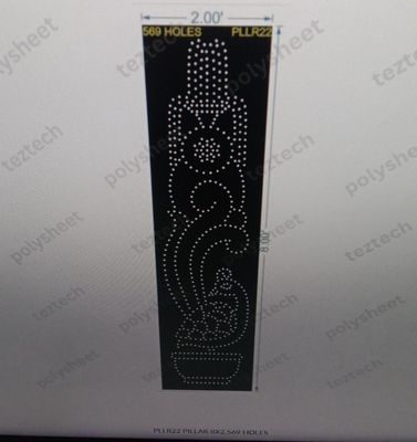 PLLR22 PILLAR 8X2 569 HOLES