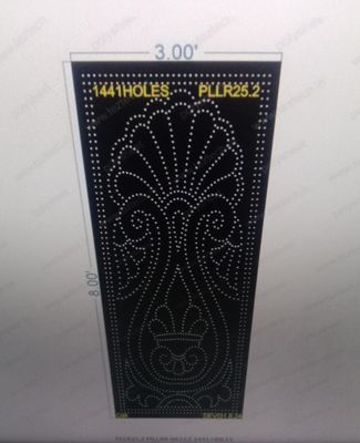 PLLR25.2 UNICQUE DESIGN PILLER 8X3 FT 1441 HOLES