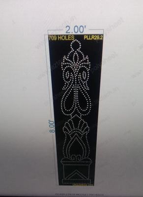 PLLR29.2 PILLR 8X2 FEET 709 HOLES