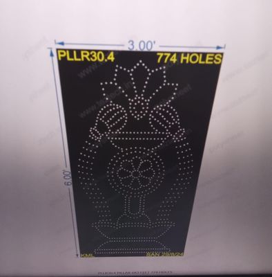 PLLR30.4 PILLAR 6X3 FEET 774 HOLES