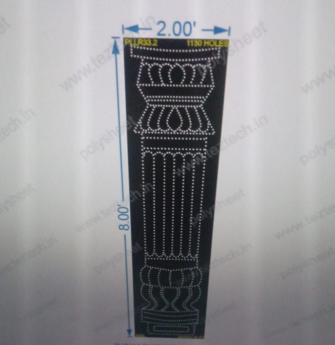 PLLR33.2 PILLAR 8X2 FT 1130 HOLES