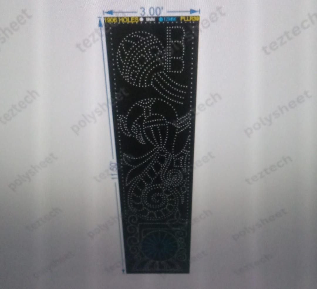 PLLR39 PILLAR 11.5X3FT 1906HOLES