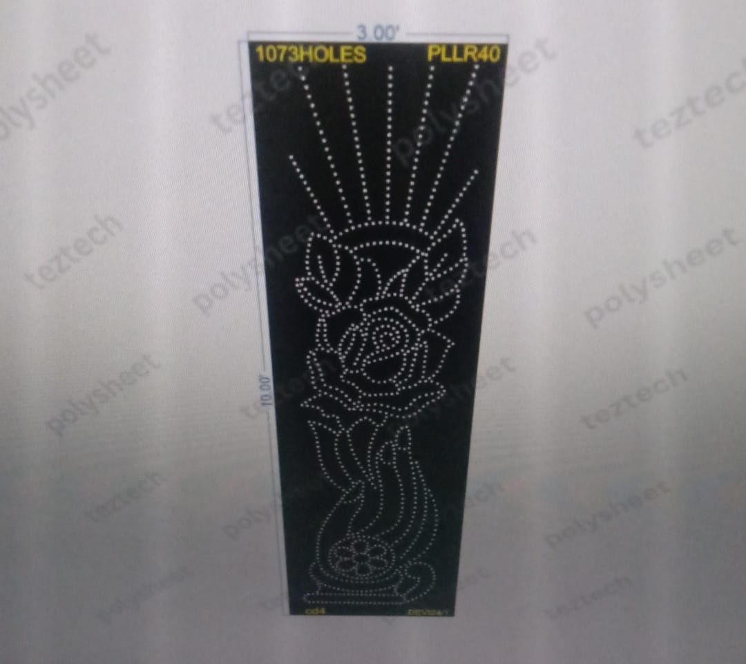 PLLR40 PILLAR 10X3FT 1073HOLES