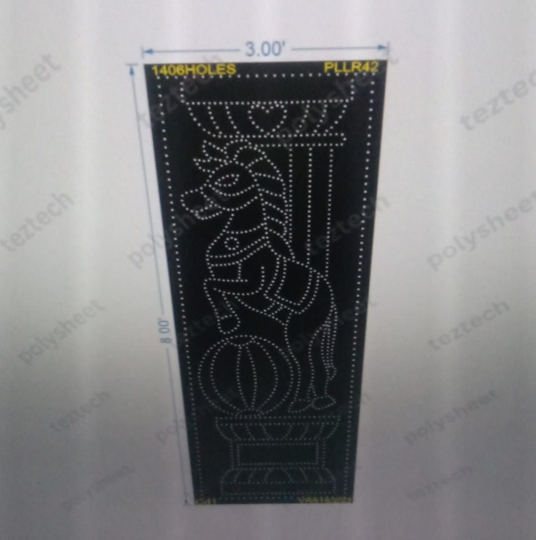 PLLR42 PILLAR  HORSE 8X3FT 1406HOLES