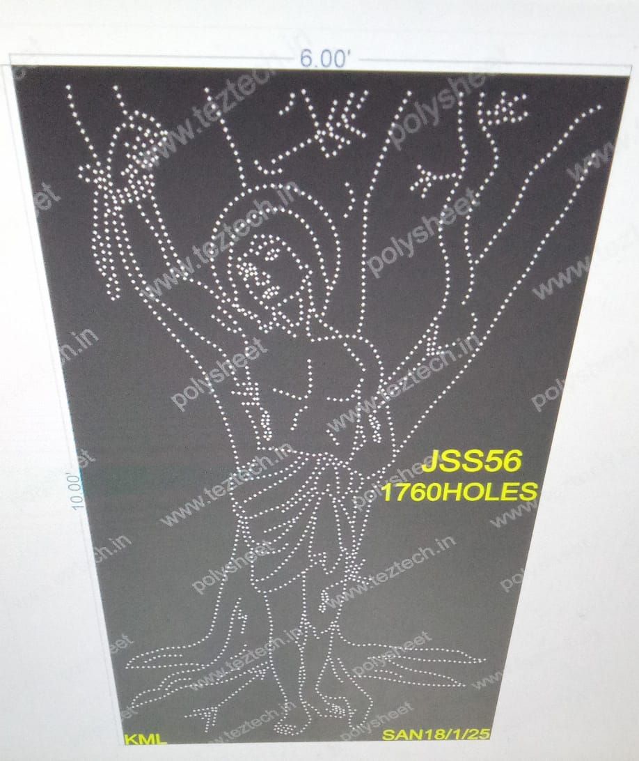 JSS56 ST SEBASTIAN 3 PARTS 10X6 FEET 1760 HOLES