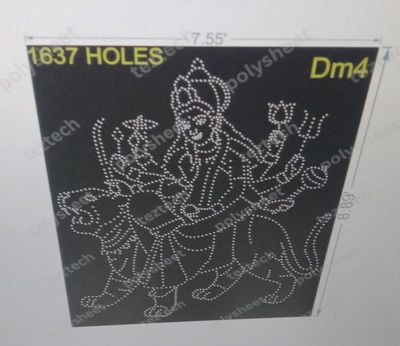 DM4 DEVI MATA  3 PARTS 8.89X7.55 FEET 1637 HOLES